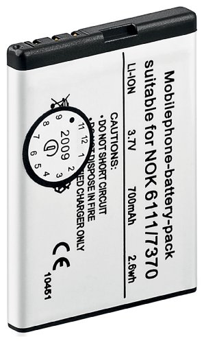 Tecxus 36006 Ersatzakku f&uuml;r Nokia 6111/7370/7373 (3,7V, 650mAh Li-Pol) Preisvergleich