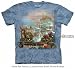 Thomas Kinkade's San Francisco, Lombard Street Short Sleeved T-shirt in Adult Sizes