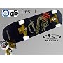 Hudora 12730 Skateboard Skill ABEC 7, 100% kanadis&hellip von Hudora