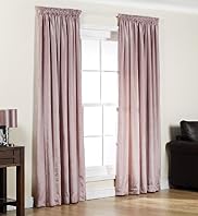 Faux Silk Pencil Pleat Curtains