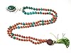 Intention Meditation Mala- Prosperity Green Jade Heart Mala Rudraksha Prayer Beads Yoga Mala