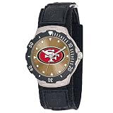 NFL Men's FDV-SF Agent Series San Francisco 49ers Velcro Watch