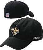 New Orleans Saints -Black- Fitted Sideline Slouch Hat