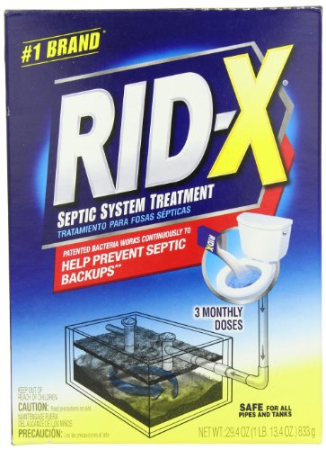 RID-X - Septic System Treatment 3-Dose Powder 29.4 Ounce