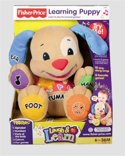 Childrens Toyshop  Toys : Fisher-Price Laugh & Learn Learning Puppy