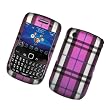 BlackBerry Curve 3G 9300 (T-Mobile) & Gemini Curve 8520 & 8530 Rubberized Snap On Protector Hard Case "Pretty Plaid" Design