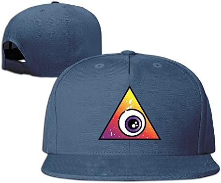 Unisex Eye In The Sky Adjustable Snapback Baseball Caps 100%cotton Navy One Size
