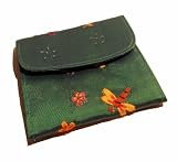 In Handbag Heaven Beautiful & Unusual Satin, Embroidered Credit Card Holder, Business Card Holder or Wallet - Teale - Free P&P