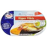 Appel Kipper Fillets (Appel Smoked Herring Fillets), 6.7-Ounce Tin (Pack of 6)
