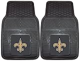 Nifty 8757 NFL-New Orleans Saints Vinyl Universal Heavy Duty Fan Floor Mat