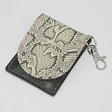 牛革プリント携帯灰皿・パイソン柄 9.5x7.5x2cm 牛革プリント携帯灰皿・パイソン柄 9.5x7.5x2cm