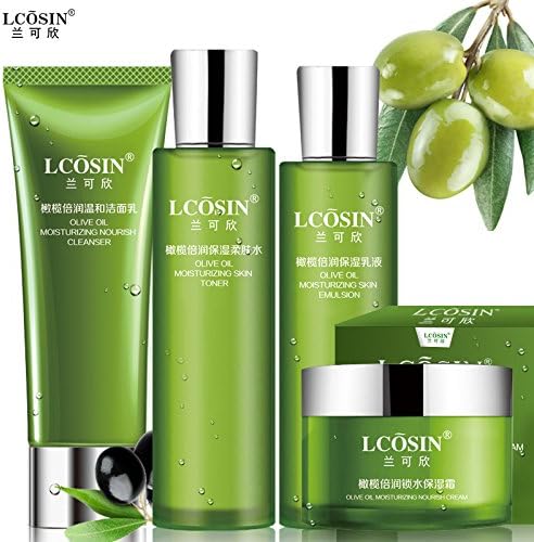 Olive Essence Moisturizing Face Cream kin Care Anti Wrinkle Aging Face Whitening Acne Treatment Facial Lift Firming Beauty 4 pcs
