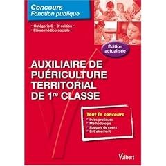 N 95 auxiliaire de pu�riculture territorial 1re classe, cat�gorie c
