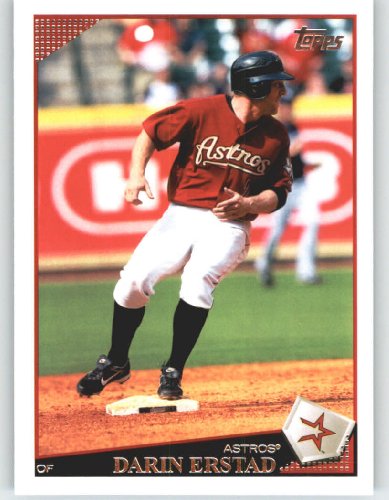 2009 Topps Baseball Card # 533 Darin Erstad - Houston Astros - Shipped In Protective Screwdown Display Case!