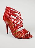 Patent Strappy Cage Heel