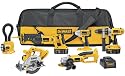 DeWalt DC6PAKIAR Reconditioned XRP 18V Cordless 6-Tool Combo Kit
