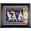 David Wright "Dominance" Photo Mint W/24Kt Gold Coin And Authentic Infield Dirt Coin