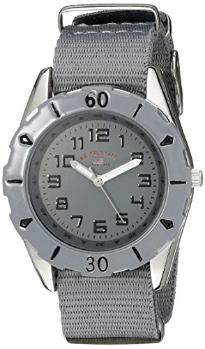 U.S. Polo Assn. Kids' USB75031 Analog Display Analog Quartz Grey Watch