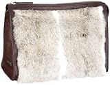 Nannini Fur 65014 67 6888 Damen Kulturtaschen, Braun (kanin), 31x23x9 cm (B x H x T)