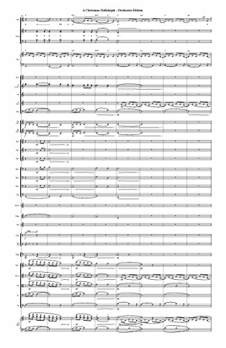 A Hallelujah Christmas (Cloverton Inspired) for solo FULL ORCHESTRA. Leonard Cohen