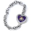 LSU Fighting Tigers Gametime Heart Bracelet/Watch