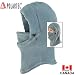 TAIGA Unisex Polartec Thermal Fleece Polar Hood, Color: Lead, MADE IN CANADA