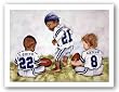 Triple Threat by Kenneth Gatewood 19"x22.5" Art Print Poster