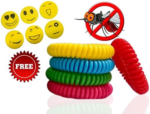 DBfresh Mosquito Repellent Bracelets (10 Pack)- Repel Mosquitoes and Bugs