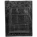 Daxx Croc Magnetic Money Clip Black
