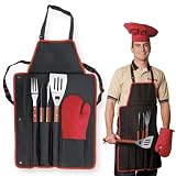Picnic Time BBQ Apron Tote
