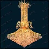 Swarovski Strass Authentic AB - Aurora Borealis with logo etched Crystal Chandelier # A1001L44abg Size w44 x h72