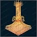 Swarovski Strass Authentic AB - Aurora Borealis with logo etched Crystal Chandelier # A1001L44abg Size w44 x h72