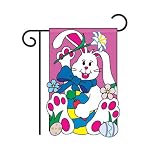 Happy Bunny Garden Flag