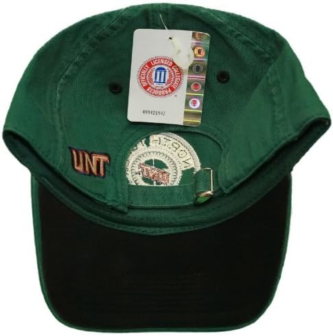 New! University of North Texas Eagles Mean Green - Buckle Back Embroidered Cap