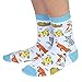 Bits and Pieces - Novelty Socks - Christmas, Halloween, Cats, Dogs, Horses, Fishing, Sports, Great Gift - Adult Size 6-12