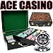All Products : 500 Ace Casino Poker Chip Set with High Gloss Wooden Case