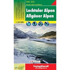 Freytag Berndt Wanderkarten, WK 351, Lechtaler Alpen - Allg�uer Alpen, GPS, UTM - Ma�stab 1:50 000: Ortsverzeichnis. Kultur, Sehensw�rdigkeiten, ... Tourenvorschl�ge. Mit Radwanderrouten