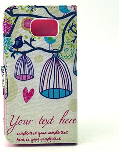 S6 Case, Pu Leather Wallet Stand Case Cover for Samsung Galaxy S6 (Lx)