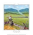 Boyhood Dreams Transportation Art Poster Print by Norman Rockwell, 18x19