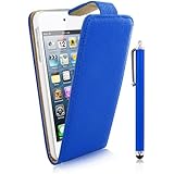 Kolay Flip Case Cover Stand/Screen Protector/Stylus Pen for Apple iPod Touch 5th Generation - Blue
