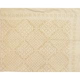 Cotton Bedcover in Cut Work India Size Queen Bed Spread (bcov530)