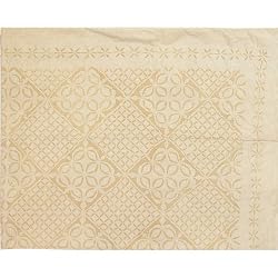 Cotton Bedcover in Cut Work India Size Queen Bed Spread (bcov530)