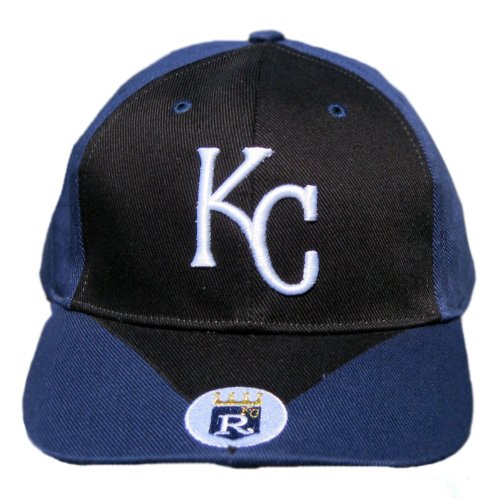 New Kansas City Royals MLB Snapback Classic Hat - Black / Blue