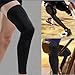 D90077 Robebon Recovery Compression Leg Sleeves,Sport Football Basketball Cycling Strech Leg Knee Long Sleeve-Black