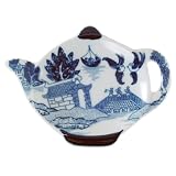 Blue Willow Tea Bag Caddy