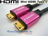 FoliumCEI Mini HDMI to Mini HDMI Cable, 3 Meters (10ft), 1.3a, 1080p, for HD Camcorders, HD Cameras, and Other Mini HDMI Devices NOTE: Buy ONLY From Amazon Seller FOLIUMCEI for Genuine FOLIUMCEI Product
