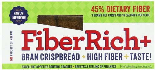 Fiber Rich Plus Crispbread, Original, 4.4 Ounce