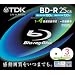 TDK �^��p�u���[���C�f�B�X�N 25GB BD-R(1��^��p) 4X �z���C�g���C�h�v�����^�u�� 10mm�P�[�X 3���p�b�N BRV25PWB3S