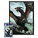 100 Another Rough Day Dragon Deck Protectors Max Protection Shuffle Tech Art Sleeves 2-Packs - Standard Gaming Size Black