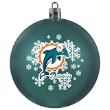 NFL Miami Dolphins Shatter-Proof Plastic Ornament